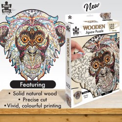 Wooden Shape Jigsaw: Monkey