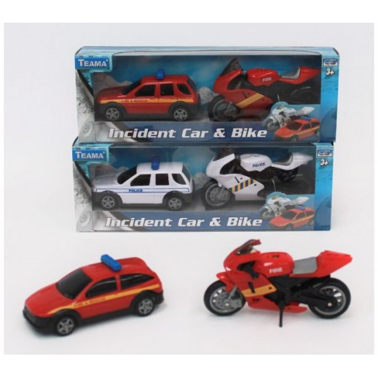 Emergency Incident Car and Bike