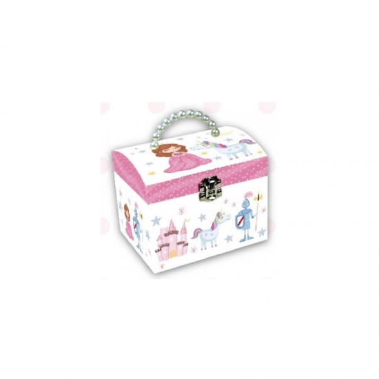 Large Pearl Handle Princess Jewellery Box