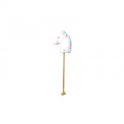 Rainbow Hobby Horse with Wheels