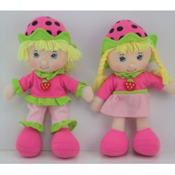 Strawberry Girl Rag Doll 40cm