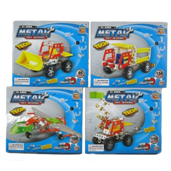 Metal Diy Construction Vehicle