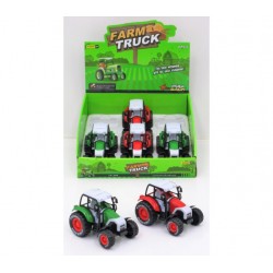 Farm Tractor Die Cast Pull Bac