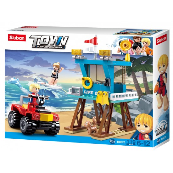 Surf Beach Life Guard Tower
