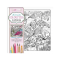 Artists Colouring Canvas: Fabulous Flamingos