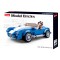 Model Bricks Blue Race Car