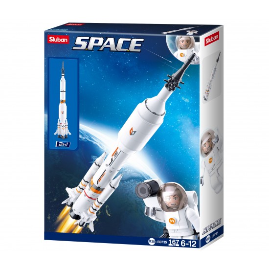 Space Saturn Rocket